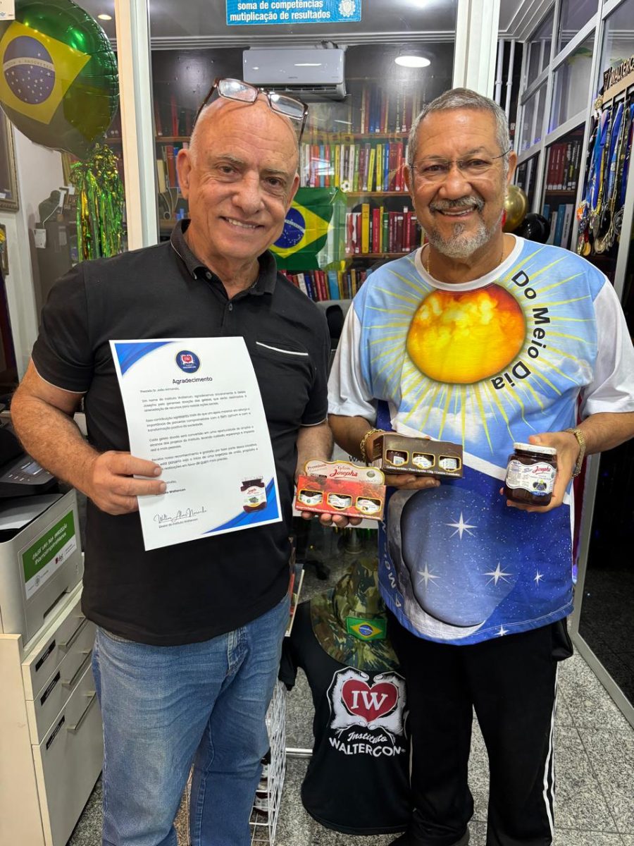Agradecimento a parceiro doador